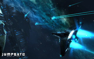 Vaisseau Solrain en combat