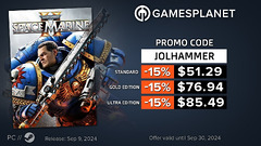 Code promo JOL x Gamesplanet : Space Marine 2 à -15%, livraison imminente des clefs pour l'accès anticipé