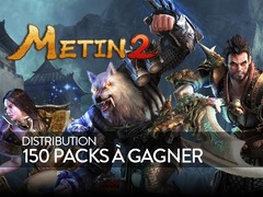 Distribution : 150 packs à gagner pour bien débuter dans Metin2