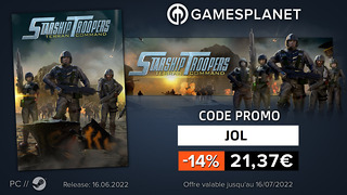 Promotion Gamesplanet : -14% sur le jeu de stratégie Starship Trooper - Terran Command