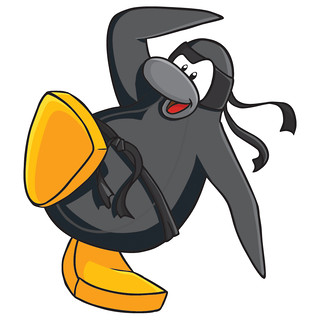 Pingouin Ninja Karatemo