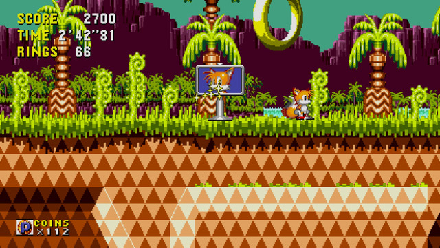 Tails dans Sonic CD