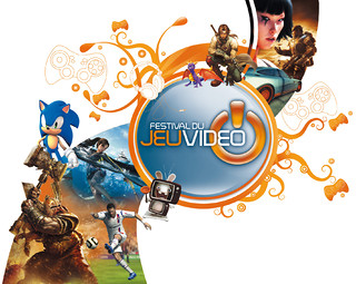 Affiche du Festival du Jeu Vidéo 2008