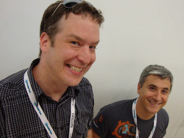 Gamescom 2012 - Loïc "Atreid" Claveau et Troy "Aether" Hewitt