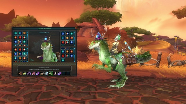 Customisation dans WildStar - WildStar Customisation   Mounts   Velocirex Mount