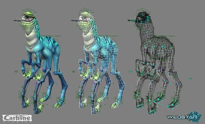 Image article Polycount sur les graphismes - WildStar KennyMcB HookFoot XSI Presentation RIG