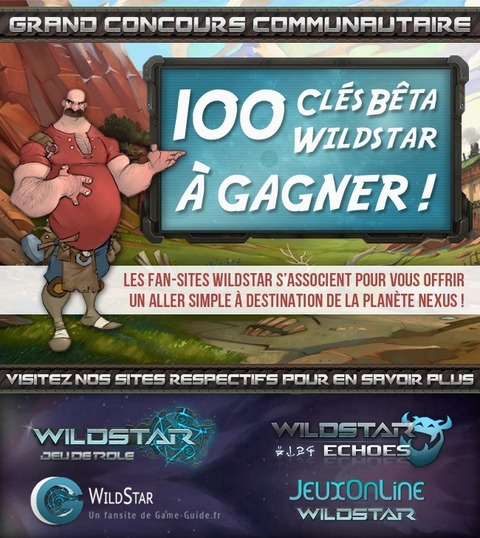 WildStar - Concours Communautaire : 100 Clefs Beta WildStar à Gagner