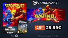 Promo Gamesplanet : le jeu de stratégie WARNO à -25% avec le jeu Wargame Airland Battle offert