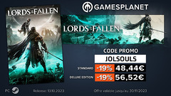 Code promo JOL x Gamesplanet : The Lords of the Fallen à -19%