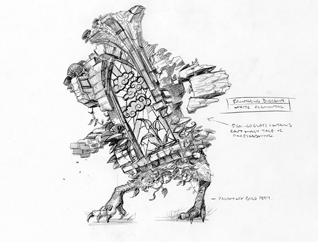 Idée abandonnée d'élémentaux Lorwyn