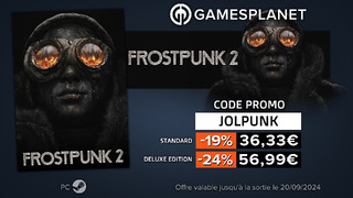 Code promo JOL x Gamesplanet : jusqu'à 24% de réduction sur les précommandes de Frostpunk 2