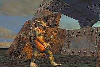 Un orc qui patrouille