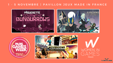 Paris Games Week 2023 - Women in Game s'annonce à la Paris Games Week 2023