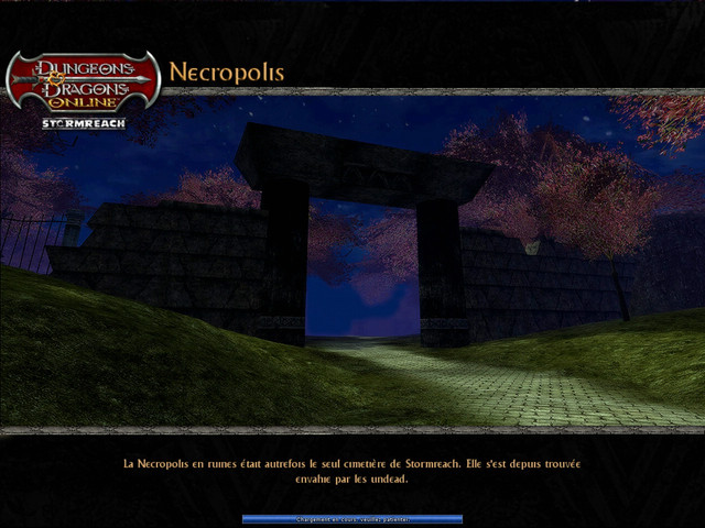Necropolis - écran de Chargement
