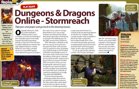 Dungeons and Dragons Online - presse: MMOZine n°4