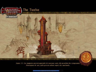 The Twelve - écran de chargement début du jeu
