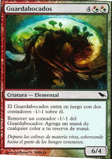 Carte Shadowmoor publiée dans un magazine mexicain