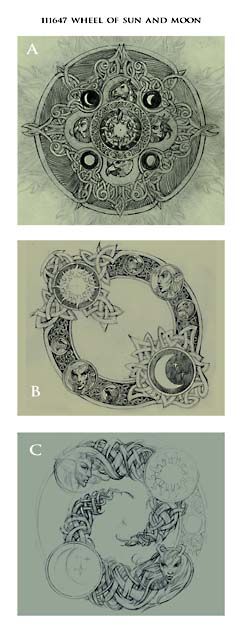 Croquis de la Wheel of Sun and Moon