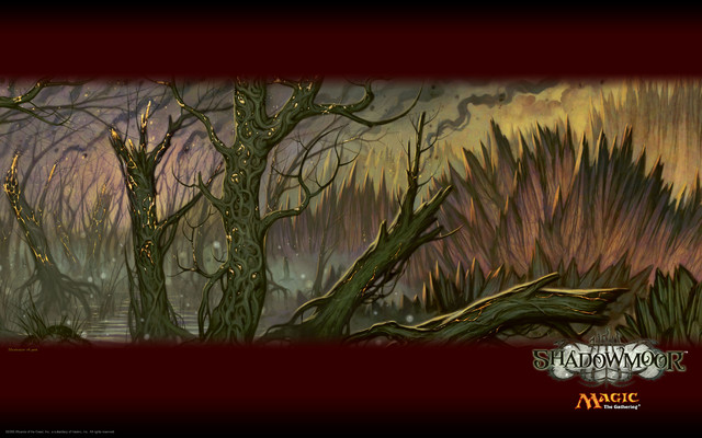 Panorama formé par des terrains de base Shadowmoor