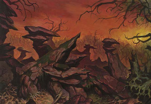 Illustration d'une Montagne Shadowmoor