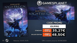 Code promo JOL x Gamesplanet : Elden Ring Nightreign à -11%