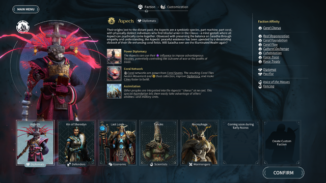 Screenshots ENDLESSLegend2factionselection