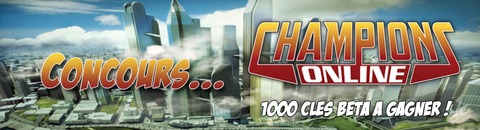 Champions Online - 1000 clés pour le bêta-test de Champions Online