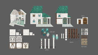 Dragonwilds LuminanceBuildingPieces BP Runefest PrifddinasBuildingKit