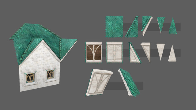 Dragonwilds LuminanceBuildingPieces BP Runefest PrifddinasBuildingKit FlatRoof