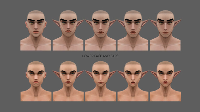 Dragonwilds charactercustomisation Runefest charactercustomisation faces