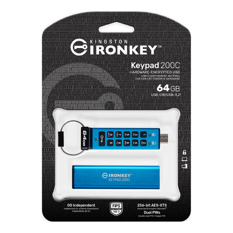 Kingston Technology - Test - Kingston IronKey Keypad 200C : petite clé, grosse sécurité