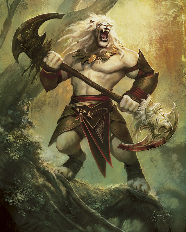 Illustration d'Ajani Vengeant