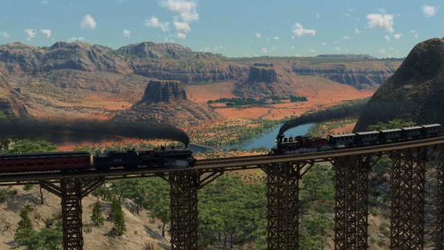 Screenshot SteamTrainsonBridge