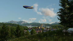 Marketing Airship above Town scaled