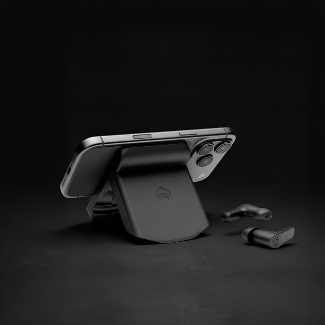 Komutr Earbuds with Kickstands