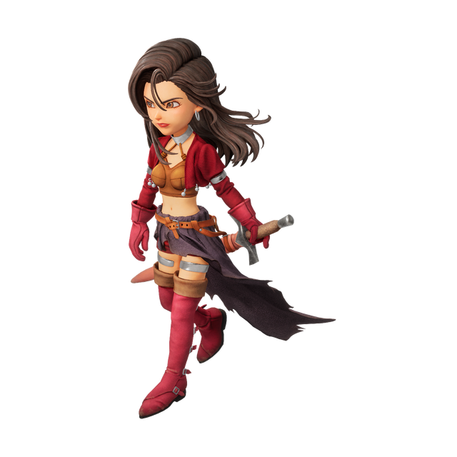 DQ7 artwork DQ7R Aira resultat