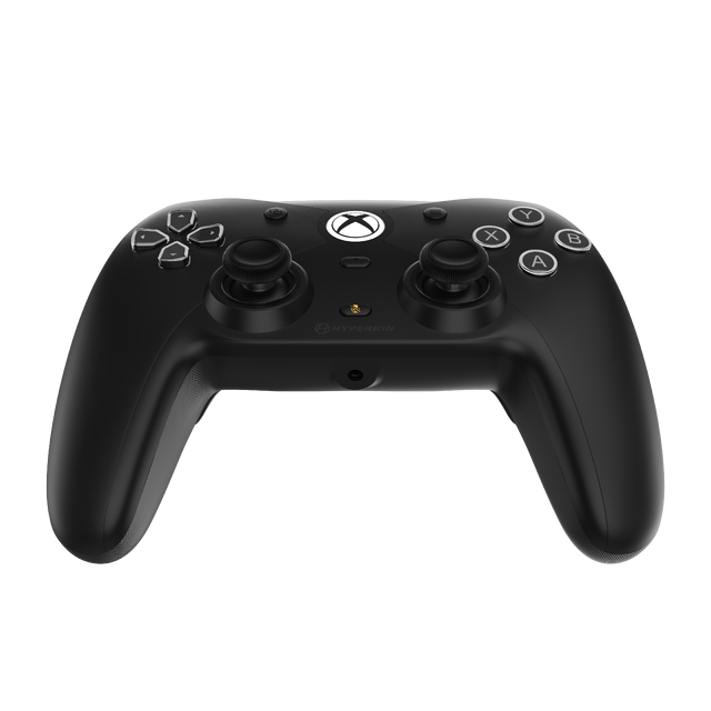 TheCompetitorBlack M01638 BK XBX CompetitorWiredController Black FrontAngle