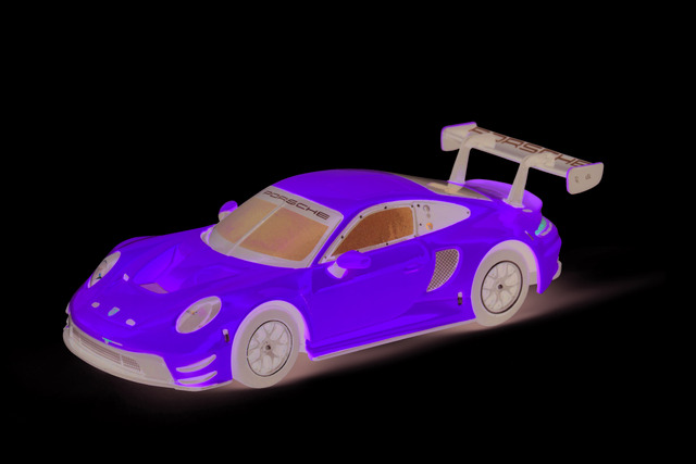 CarreraHybrid PressKit FR CarreraHybrid Cars Porsche acidgreen 50051002 Porsche Acid Green 50051002 HIGH