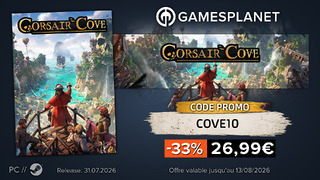 Code promo Gamesplanet : Corsair Cove à -33%