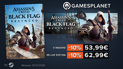 Promo Gamesplanet : Assassin's Creed Black Flag Resynced en précommande à -10%