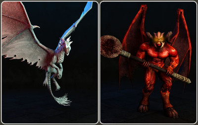 Ice Dragon & The Demon