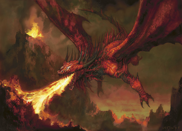Illustration d'un dragon de Shards of Alara