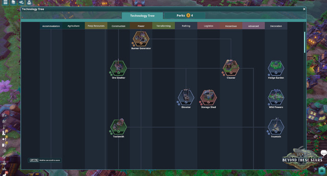 BTS TechnologyTree