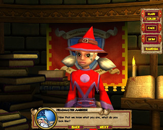 Création de personnage