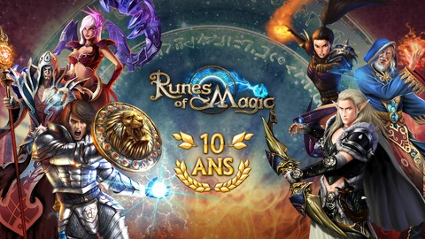 Runes of Magic - Runes Of Magic (ROM) fête ses 10 ans