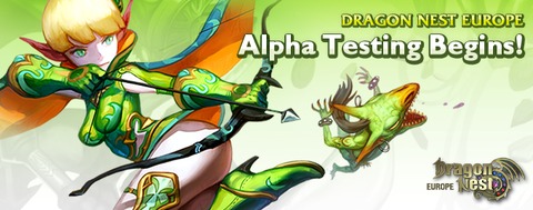 Dragon Nest - Dragon Nest Europe en « alpha test » du 23 au  27 novembre