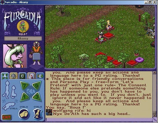 Une discution en plein air ...