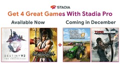 Farming Simulator 19 et Tomb Raider: Definitive Edition intégrés à l'offre Pro de Stadia