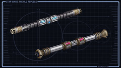 Double Sabres laser Jedi Consulaire