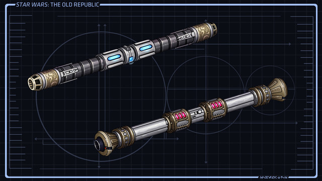 Double Sabres laser Jedi Consulaire